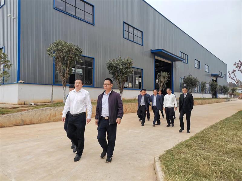 咸寧市委領導赴咸安區純水一號工廠調研工業經濟及安全生產工作